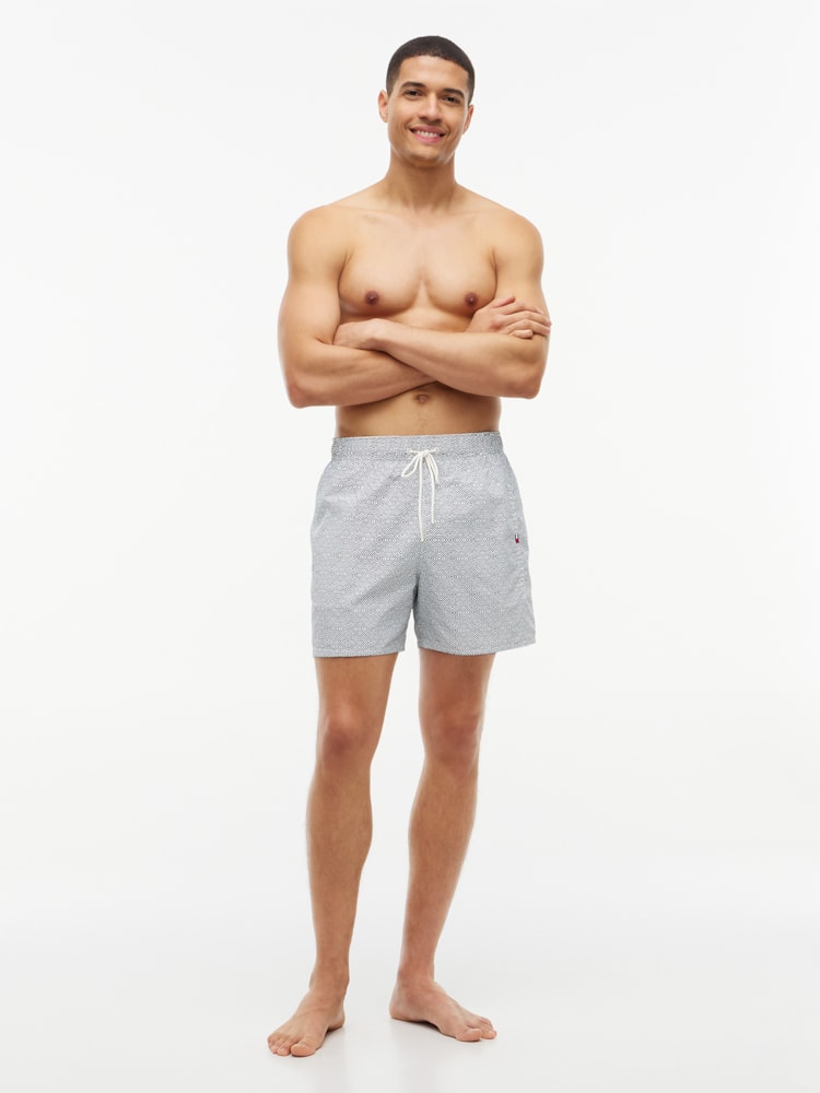 Shorts de Banho Comprimento Médio com Estampa Original