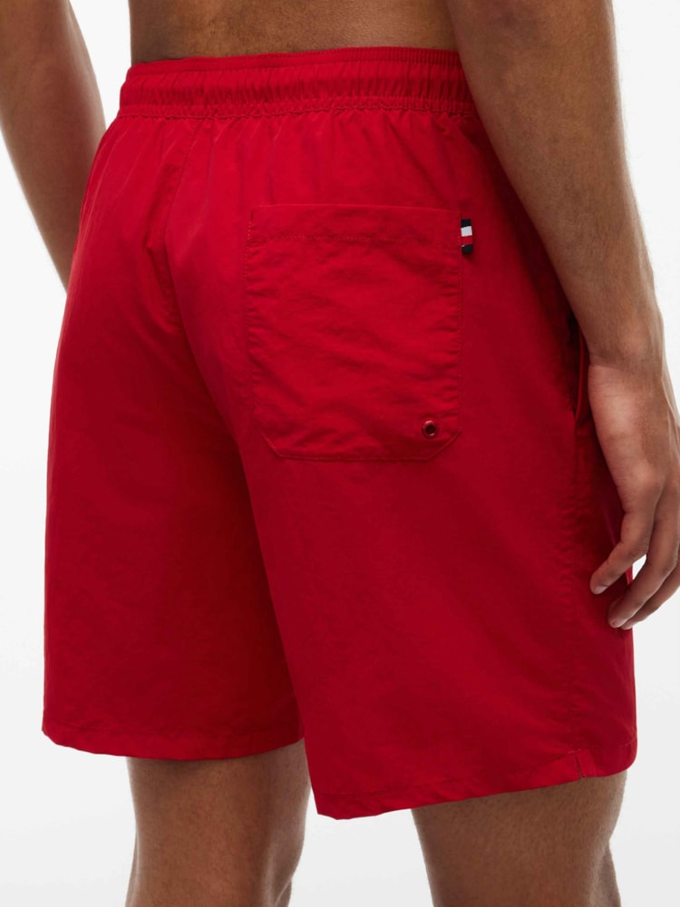 Shorts de Banho Essential Longo com Bandeira