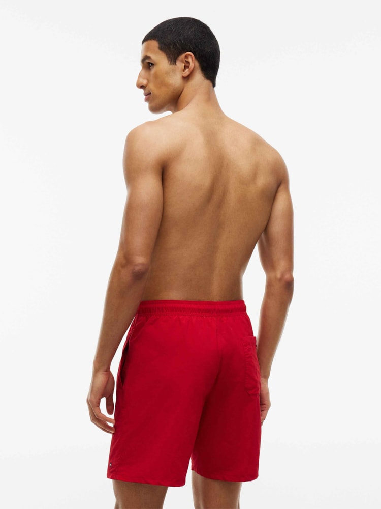 Shorts de Banho Essential Longo com Bandeira