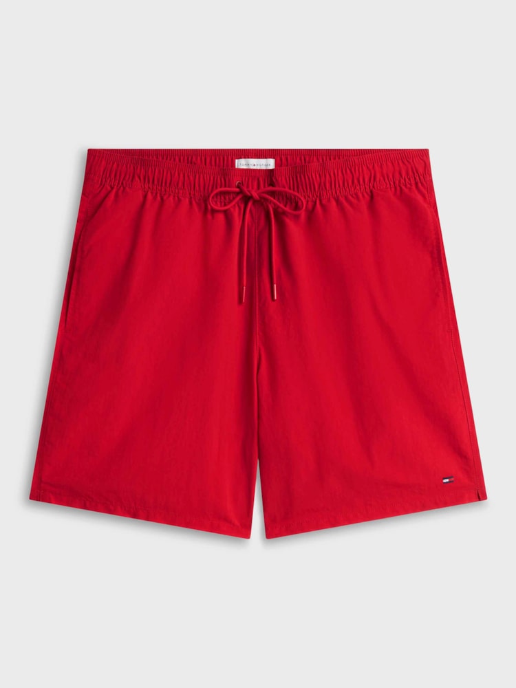 Shorts de Banho Essential Longo com Bandeira