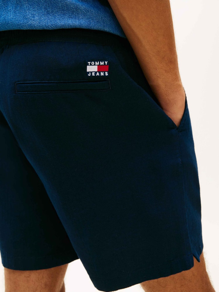 Shorts Linho Mix Pull-on