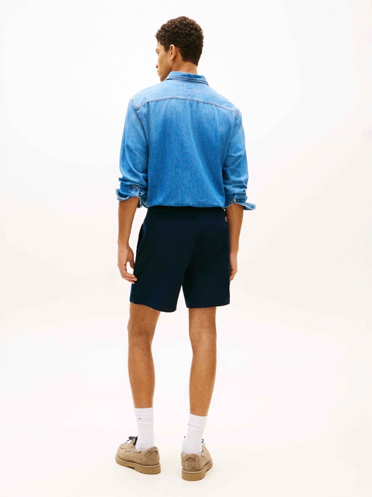 Shorts Linho Mix Pull-on