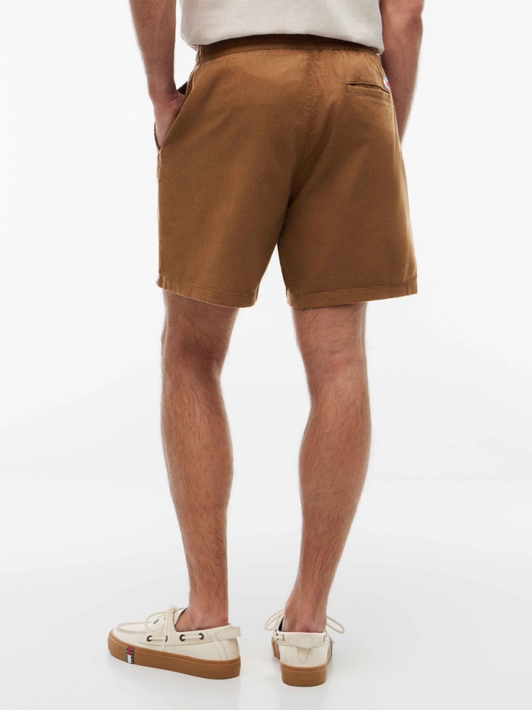 Shorts Linho Mix Pull-on