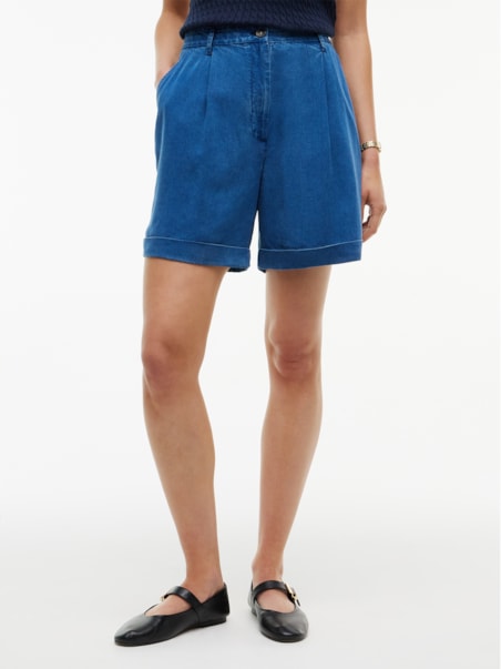 Shorts Tencel Chambray