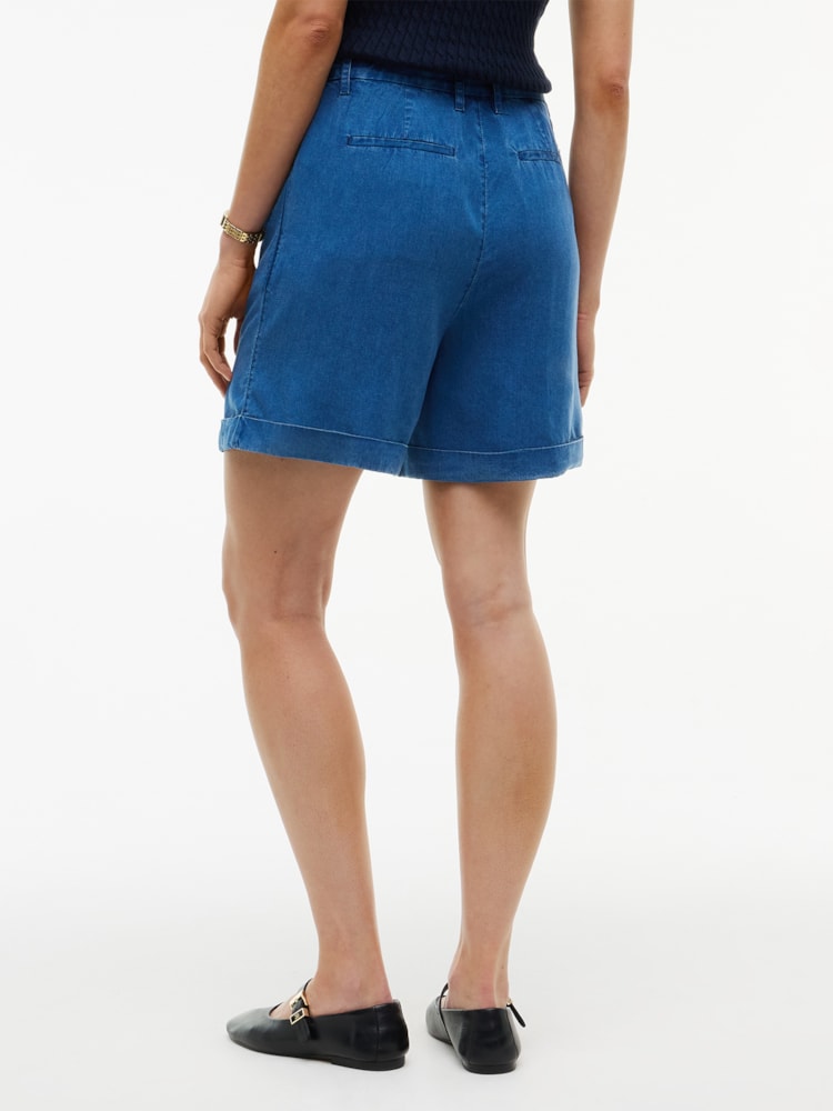 Shorts Tencel Chambray