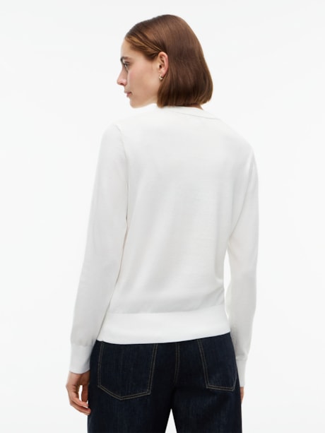 Suéter Algodão Jersey Intarsia