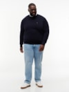 Suéter Clássico Essential Gola C Big And Tall