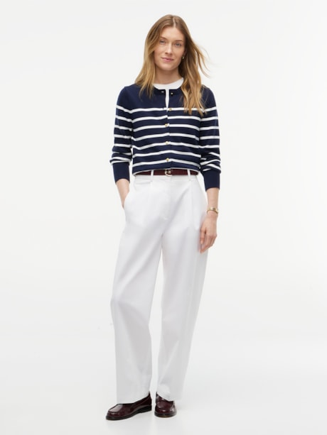 Suéter Dourado Botão Global Stripe
