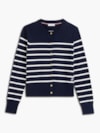 Suéter Dourado Botão Global Stripe
