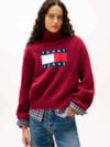 Suéter Gola Alta Flag Intarsia Relaxed