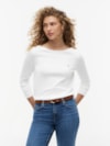 Suéter Tommy Hilfiger em Jersey Stitch com Gola Canoa