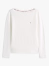 Suéter Tommy Hilfiger em Jersey Stitch com Gola Canoa