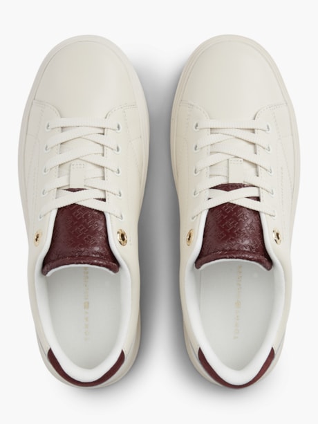 Tênis Cupsole de Couro Th Monogram