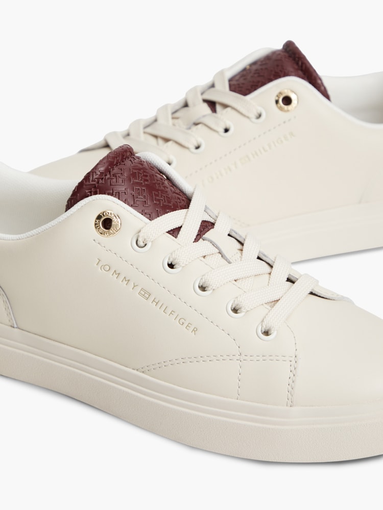 Tênis Cupsole de Couro Th Monogram