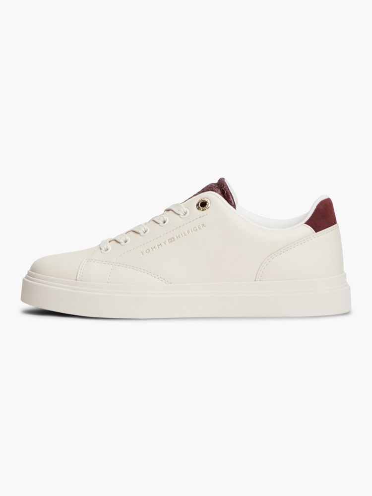 Tênis Cupsole de Couro Th Monogram