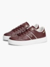 Tênis Cupsole em Couro Pebble Grain