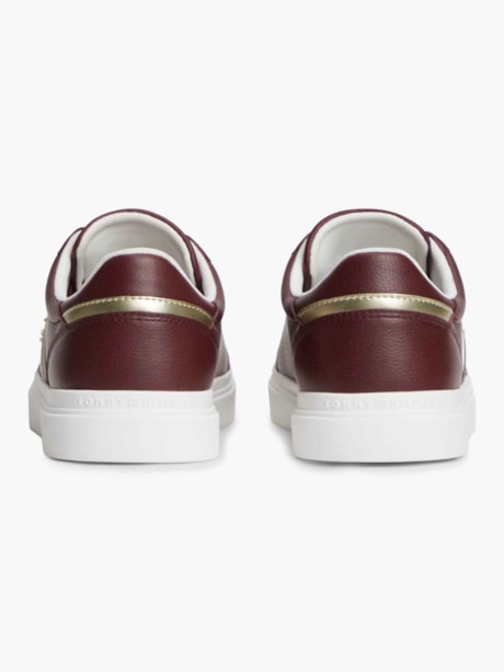 Tênis Cupsole em Couro Pebble Grain