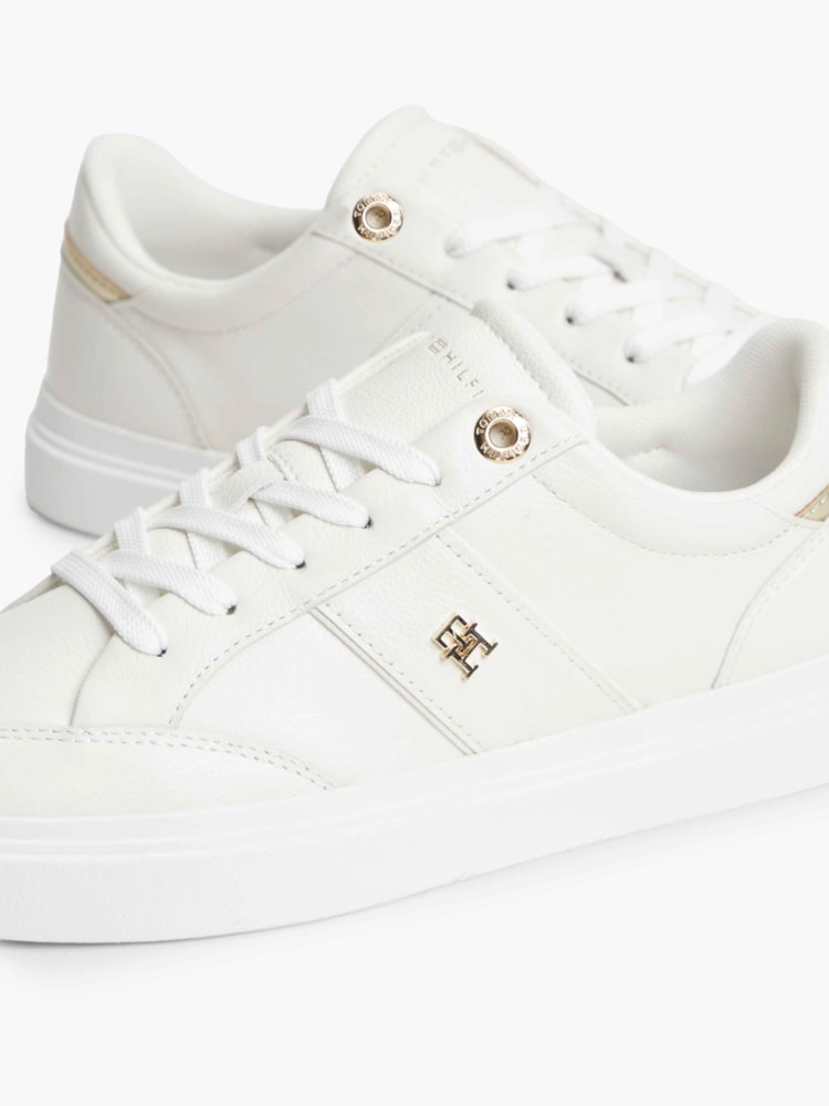 Tênis Cupsole em Couro Pebble Grain