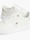 Tênis Cupsole em Couro Pebble Grain