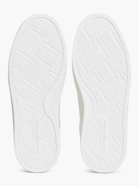 Tênis Cupsole em Couro Pebble Grain