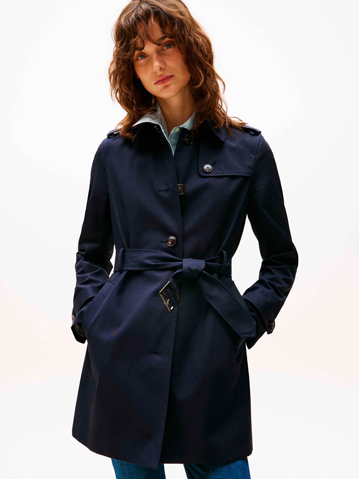 Trench Coat Heritage com Botões