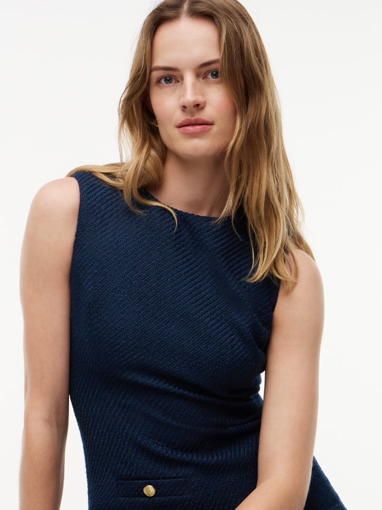 Vestido Bouclé Tweed
