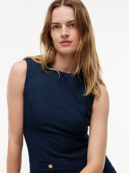 Vestido Bouclé Tweed