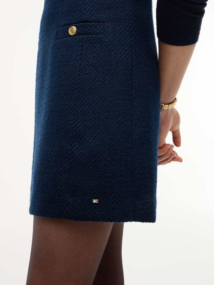 Vestido Bouclé Tweed