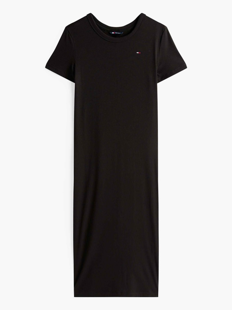 Vestido Canelado Bodycon Midi