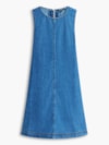 Vestido Evasê Chambray