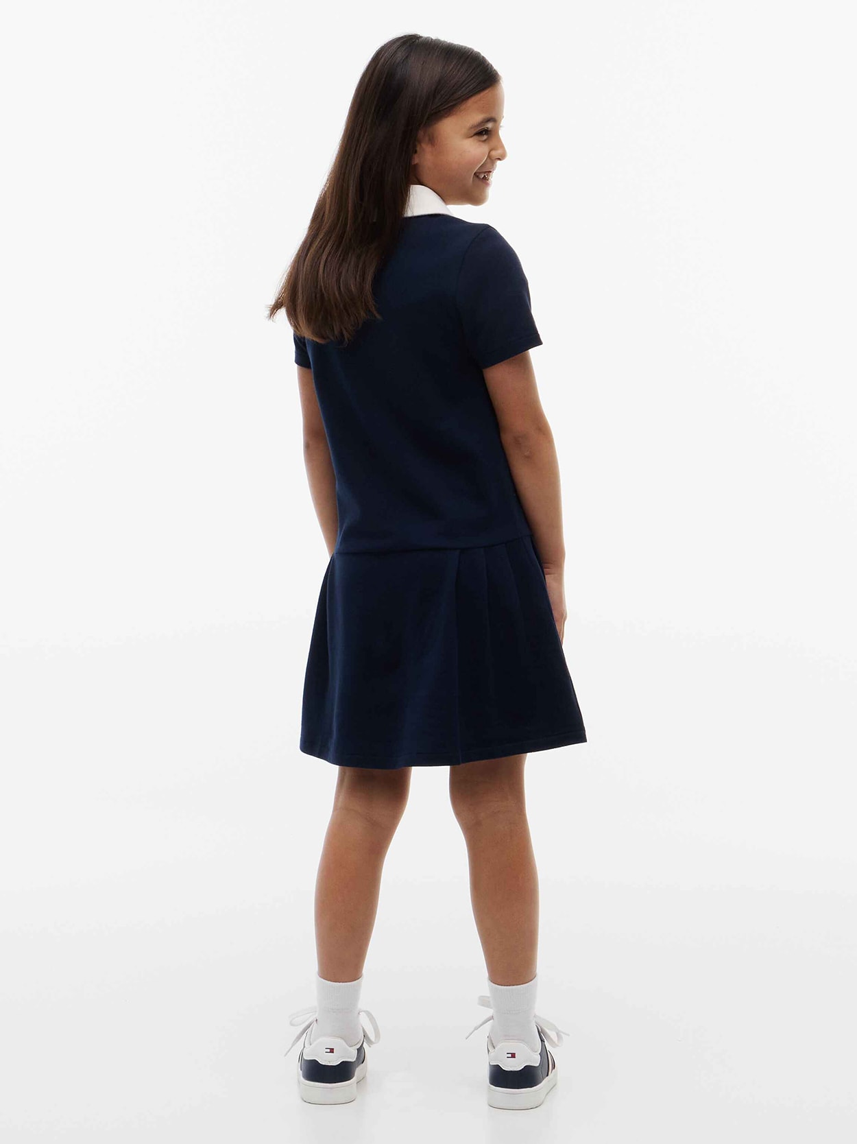 Vestido Infantil Polo Plissado