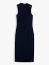 Vestido Jersey com Ferragem Metálica
