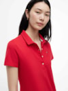 Vestido Polo Clássico em Piquê com Botões