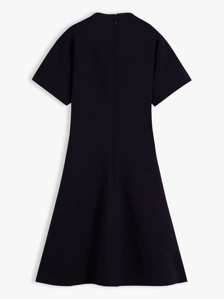 Vestido Ponte Dourado Botão